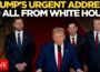 Trump LIVE: Donald Trump Urgent Address To The World From White House | Russia | Venezuela | US